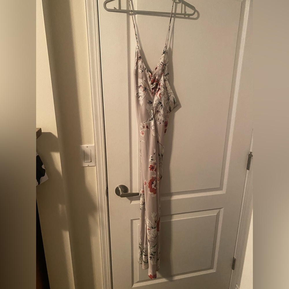 Satin slip dress